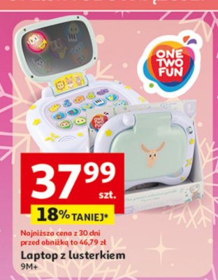 Laptop z lusterkiem 9M+ promocja w Auchan