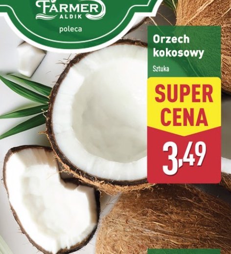Orzech kokosowy promocja w Aldi