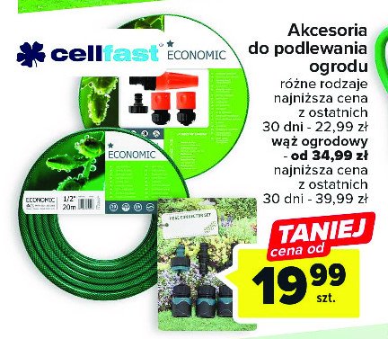 Wąż ogrodowy 3/4" 20 m + komplet złączek Cellfast promocja