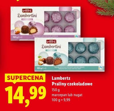 Praliny czekoladowe Lambertz Lambertini promocja w Lidl