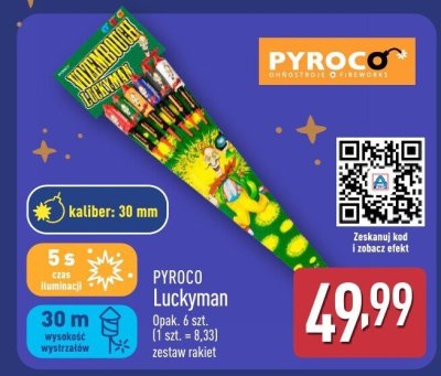 Fajerwerki Luckyman  promocja w Aldi