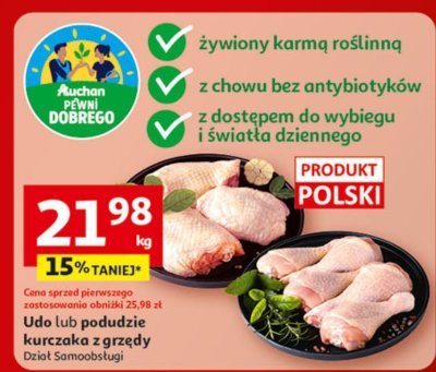 Udo lub podudzie kurczaka z grzędy promocja w Auchan