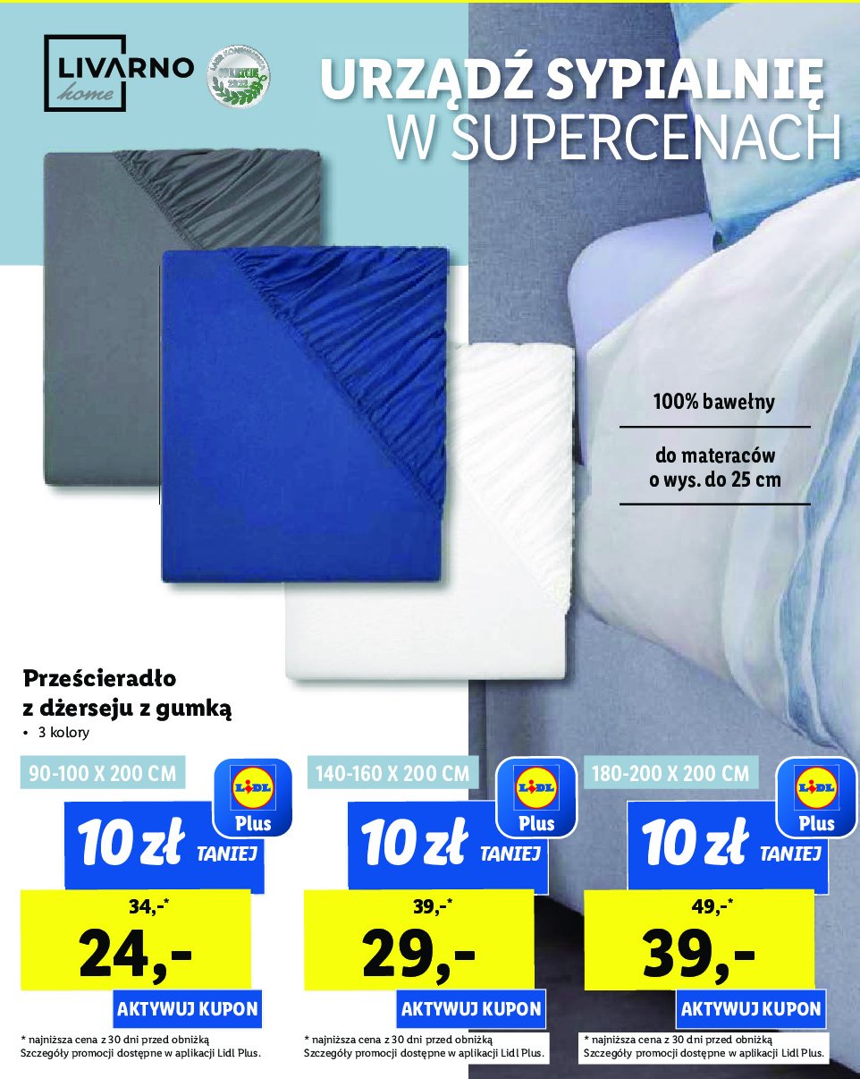 Prze艣cierad艂o jersey z gumk膮 140-160 x 200 cm promocja