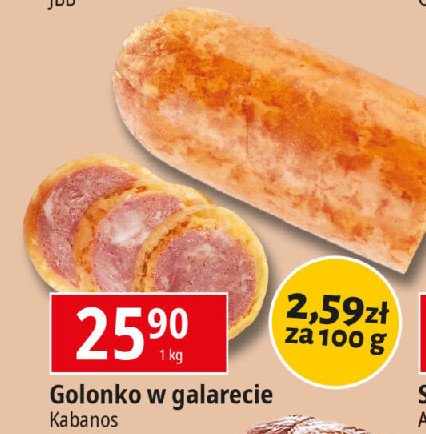 Golonko drobiowe w galarecie Kabanos promocja w Leclerc