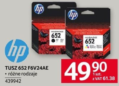 Tusz HP 652 FGV24AE promocja w Selgros