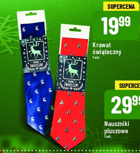 Krawat świąteczny promocja w POLOmarket