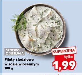 Filety śledziowe w sosie wiosennym promocja w Kaufland