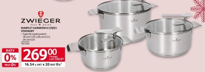 Komplet garnków 6 części VISIONARY Zwieger promocja w Selgros