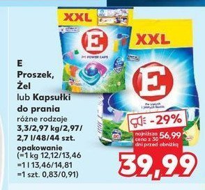 Proszek do prania białych i jasnych ubrań E aromatherapy promocja w Twój Market