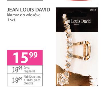 Klamra do włosów Jean louis david promocja