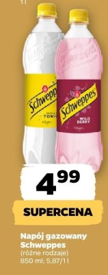 Napój gazowany Schweppes promocja w Netto
