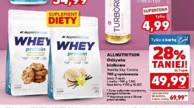 Koncentrat białek o smaku ciasteczkowym ALLNUTRITION WHEY PROTEIN promocja