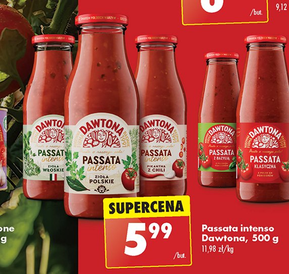 Passata intense pikantna z chili Dawtona promocja