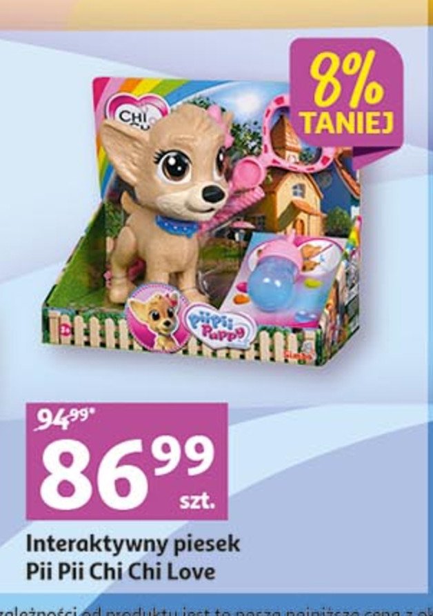 Piesek chichi love pii pii Simba promocja