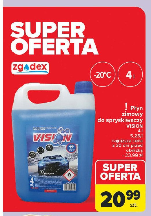 Płyn do spryskiwaczy vision MOTUL promocja w Carrefour