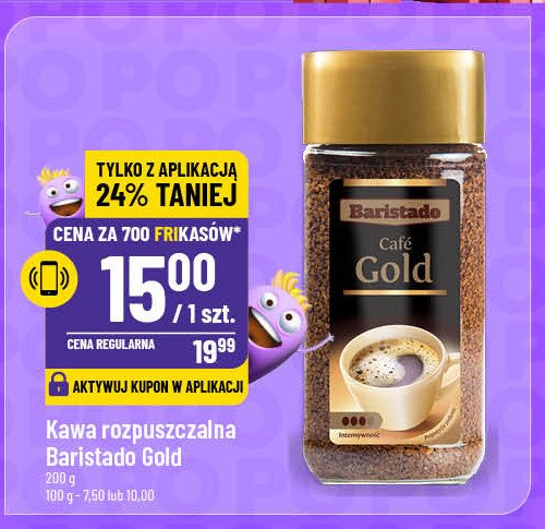 Kawa Baristado cafe gold promocja