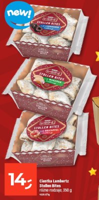 Ciastka Lambertz Stollen Bites różne rodzaje promocja w Dealz