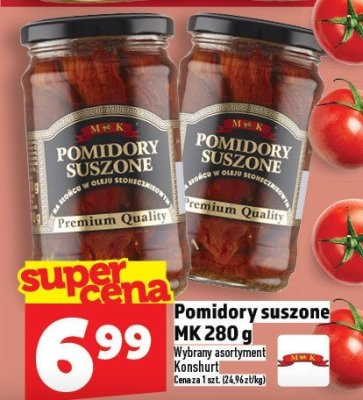 Pomidory suszone MK 280 g promocja w TOPAZ