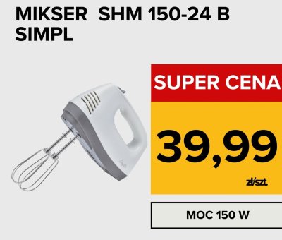 Mikser SHM 150-24 B SIMPL promocja w Supeco