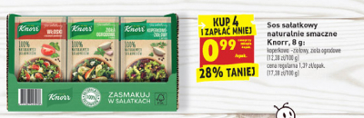 Sos zioła ogrodowe z trybulą Knorr naturalnie smaczne promocja