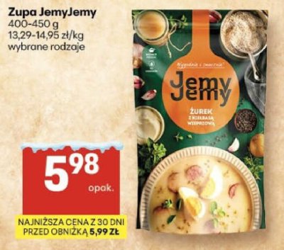 Zupa JemyJemy promocja w Delikatesy Centrum
