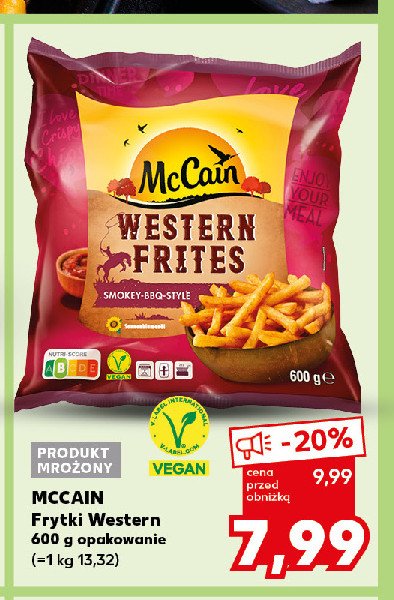 Frytki Mccain western promocja