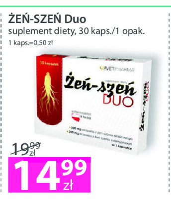 Suplement diety 偶e艅-sze艅 duo Avetpharma promocja