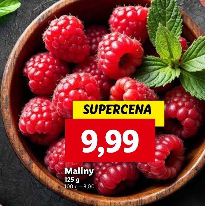 Maliny promocja