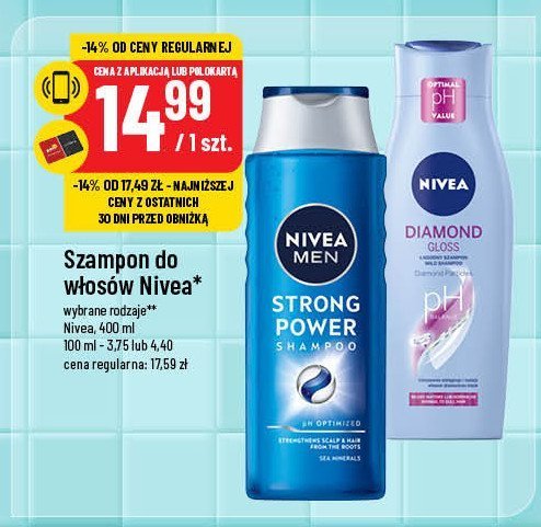 Szampon do włosów NIVEA MEN STRONG POWER promocja