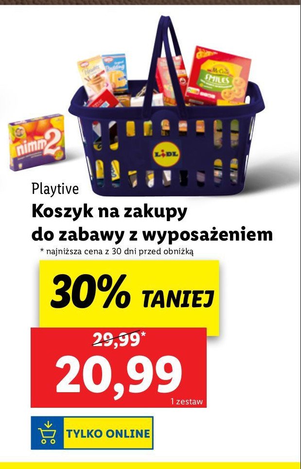 Koszyk na zakupy Playtive promocja w Lidl