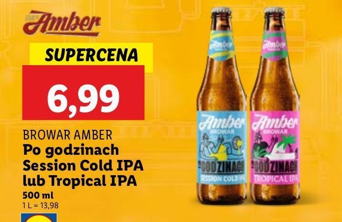 Piwo session cold ipa Po godzinach promocja w Lidl