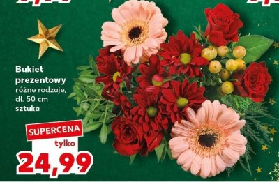 Bukiet prezentowy, różne rodzaje promocja w Kaufland
