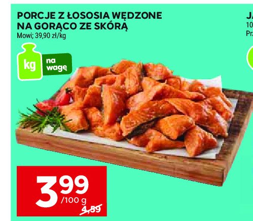 Łosoś wędzony na gorąco porcje Mowi promocja