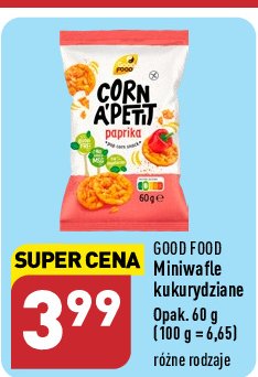 Miniwafle kukurydziane Good food promocja