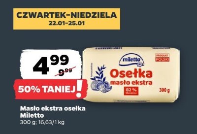 Masło promocja w Netto