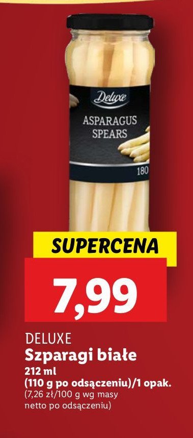 Szparagi białe Deluxe promocja