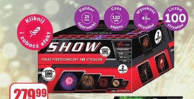 Bateria pirotechniczna Show PXB3918 promocja w Dino