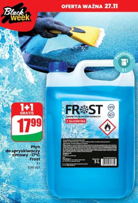 Płyn do spryskiwaczy zimowy -17°C Frost promocja w Dino