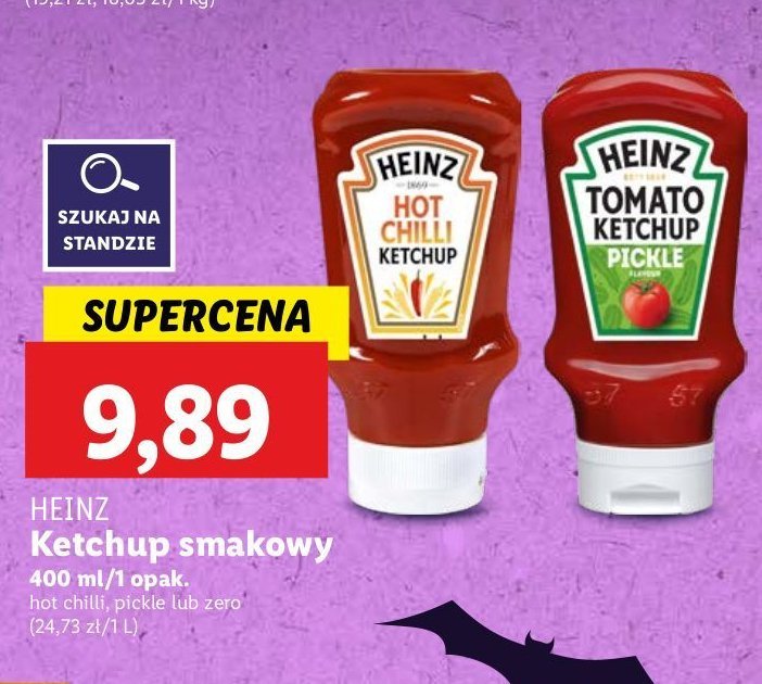 Ketchup pickle Heinz promocja