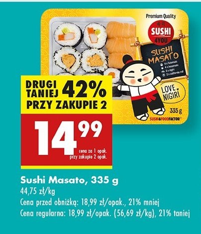 Sushi masato Sushi 4you promocja