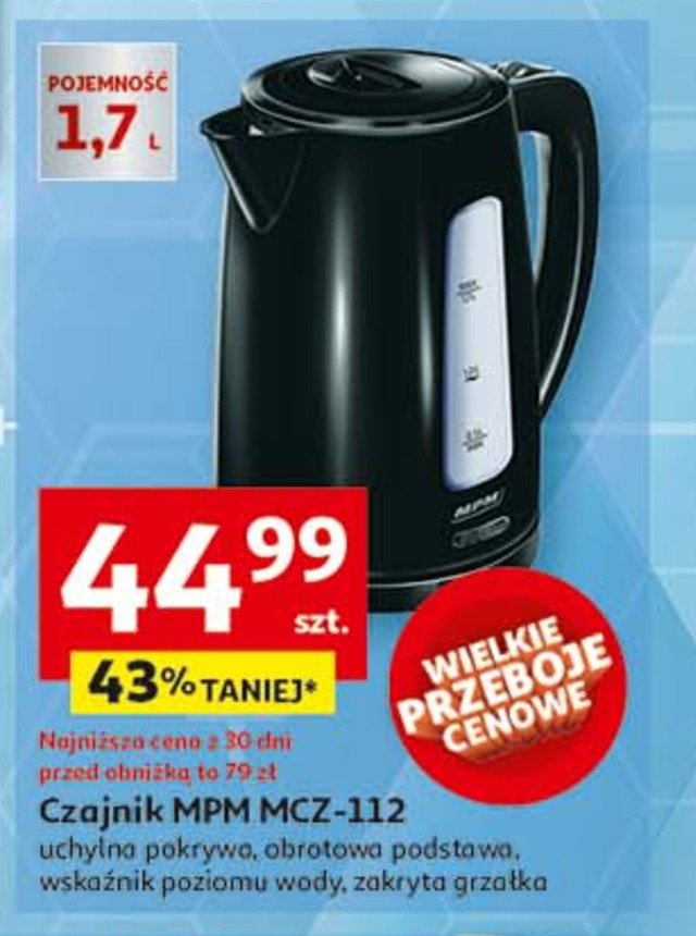 Czajnik mcz-112 Mpm product promocja w Auchan