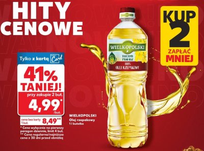 Olej rzepakowy promocja w Kaufland