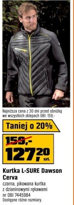 Kurtka L-SURE Dawson Cerva promocja w OBI