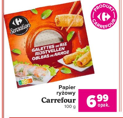 Papier ryżowy Carrefour promocja