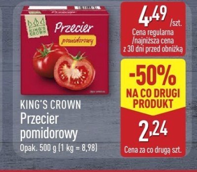 Przecier pomidorowy  promocja w Aldi