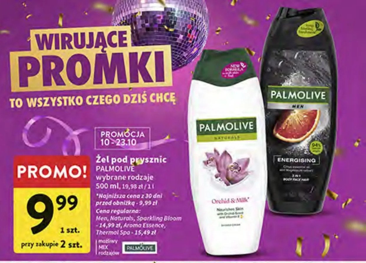 Żel pod prysznic enchanted orchid Palmolive sparkling bloom promocja