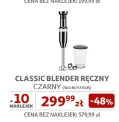 Classic Blender ręczny czarny KitchenAid (5KHB2531EOB) promocja w Auchan