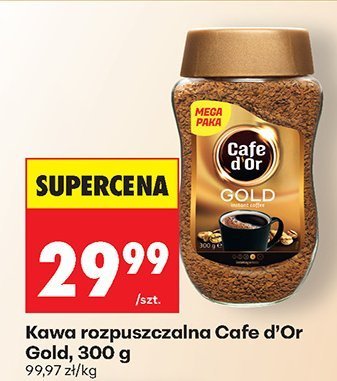 Kawa rozpuszczalna Cafe d'Or Gold promocja w Biedronka
