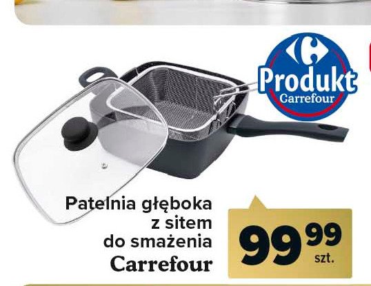 Patelnia z sitkiem Carrefour promocja