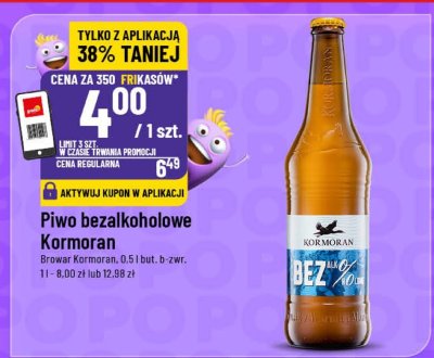 Piwo bezalkoholowe Kormoran promocja w POLOmarket